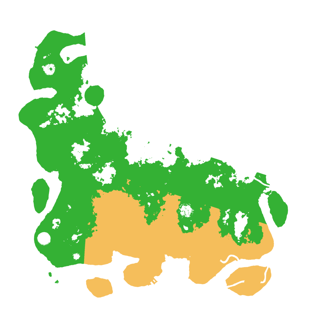 Biome Rust Map: Procedural Map, Size: 4250, Seed: 3845