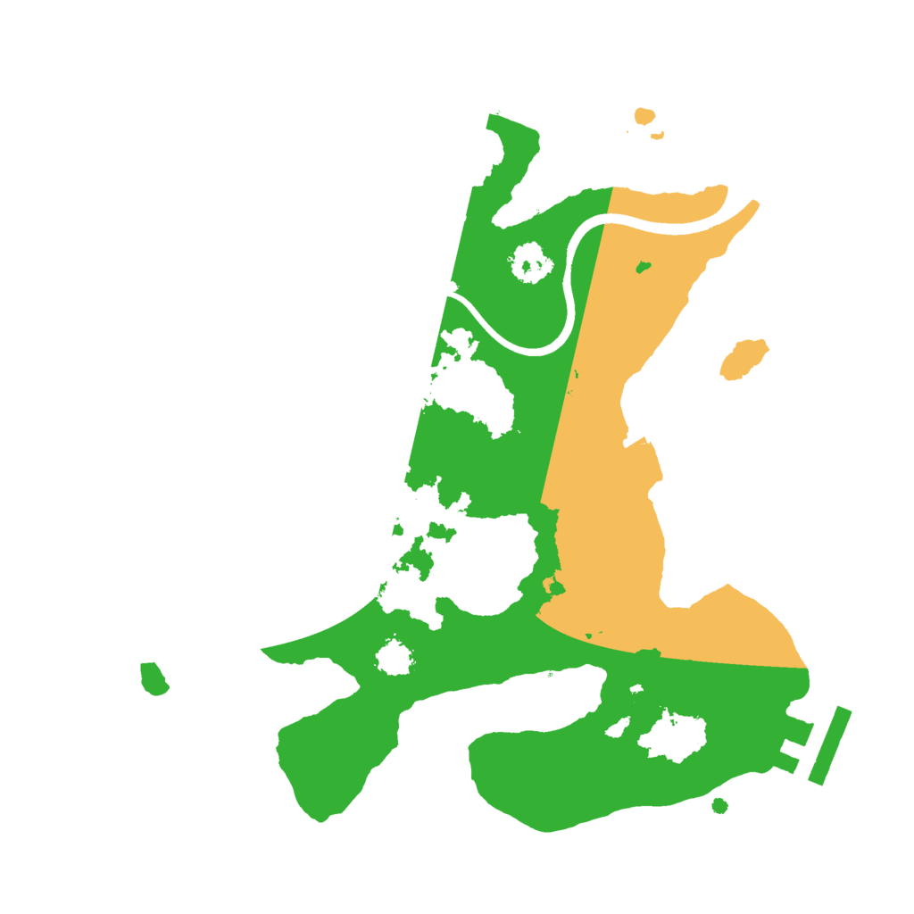 Biome Rust Map: Procedural Map, Size: 2300, Seed: 12740