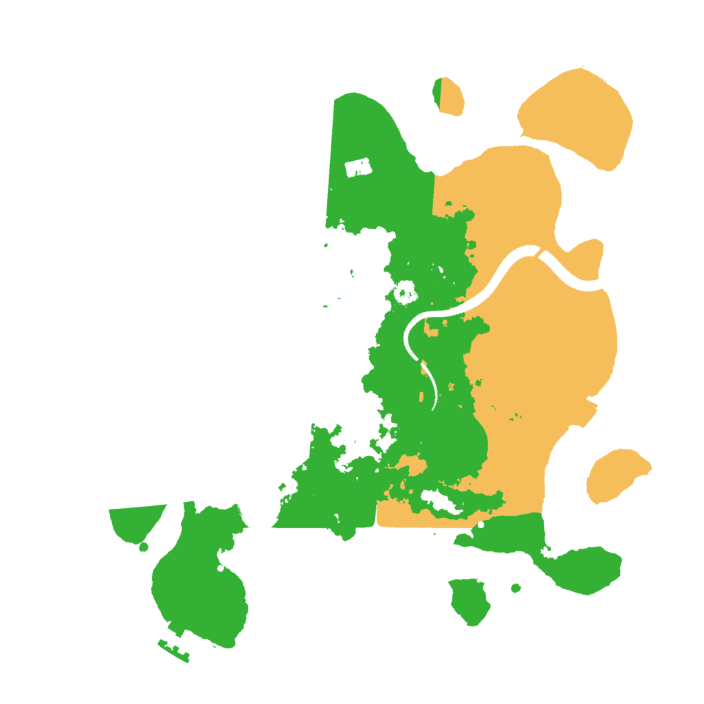 Biome Rust Map: Procedural Map, Size: 3000, Seed: 683185945