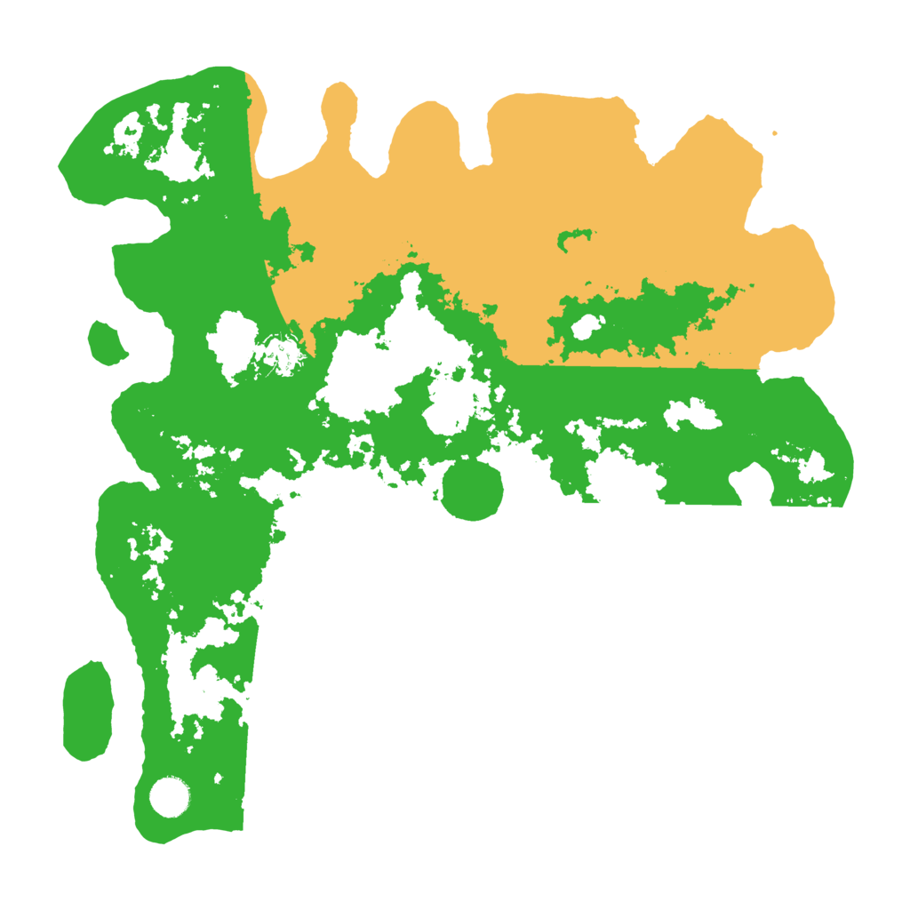 Biome Rust Map: Barren, Size: 4000, Seed: 1296689741