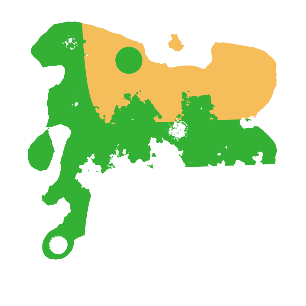 Biome Rust Map: Barren, Size: 3000, Seed: 1890045152