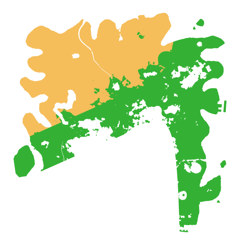 Biome Rust Map: Procedural Map, Size: 4250, Seed: 99662234