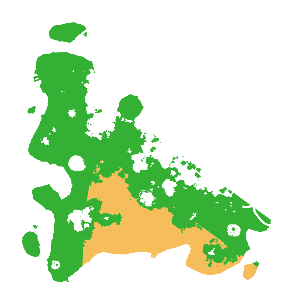 Biome Rust Map: Procedural Map, Size: 3500, Seed: 173860555