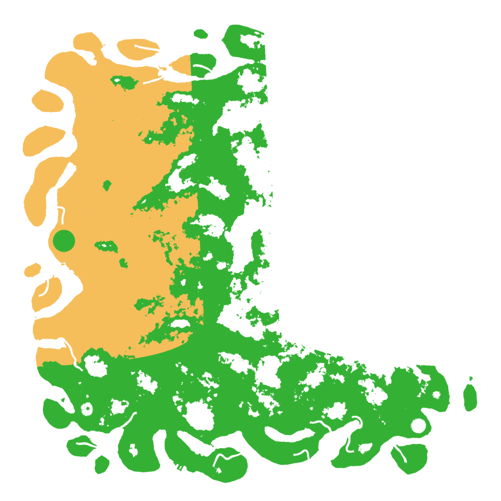 Biome Rust Map: Procedural Map, Size: 6000, Seed: 1597728028
