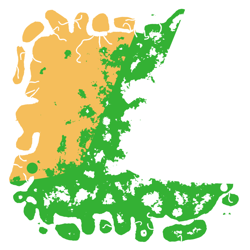 Biome Rust Map: Procedural Map, Size: 6000, Seed: 841250643