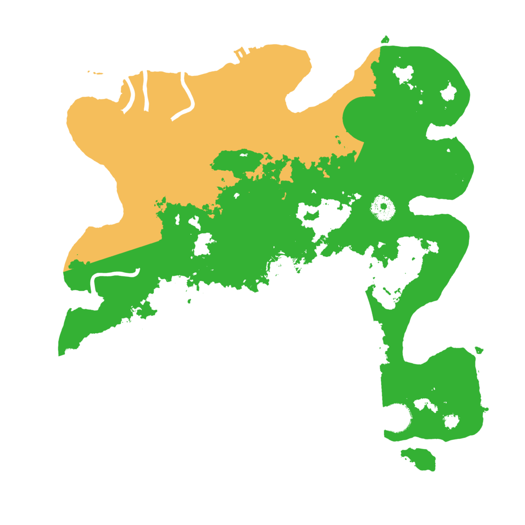 Biome Rust Map: Procedural Map, Size: 3250, Seed: 498534634