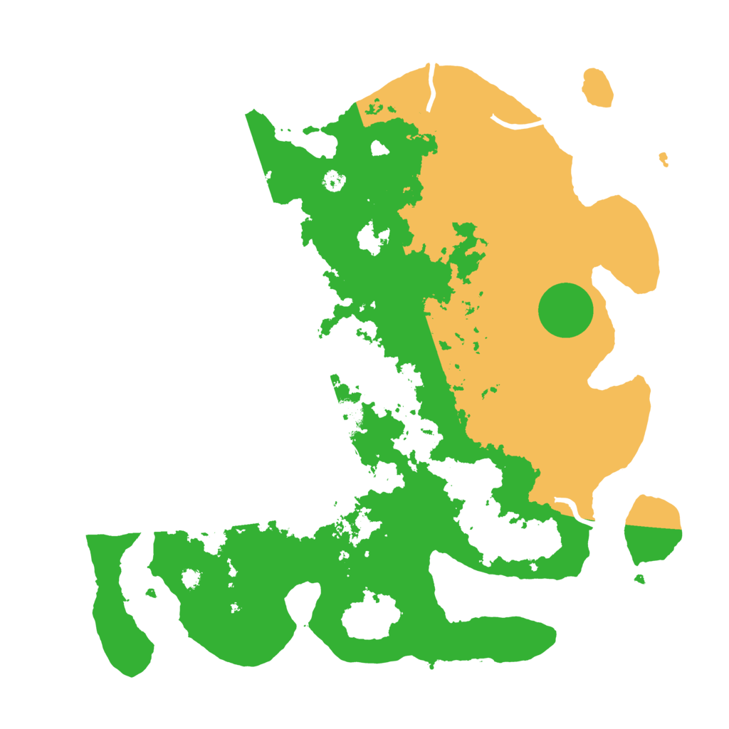 Biome Rust Map: Procedural Map, Size: 3500, Seed: 584349203