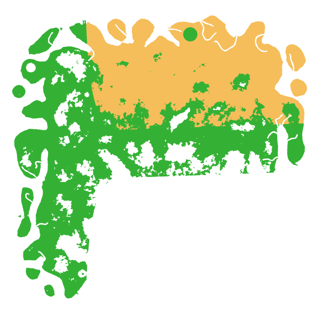 Biome Rust Map: Procedural Map, Size: 6000, Seed: 4451