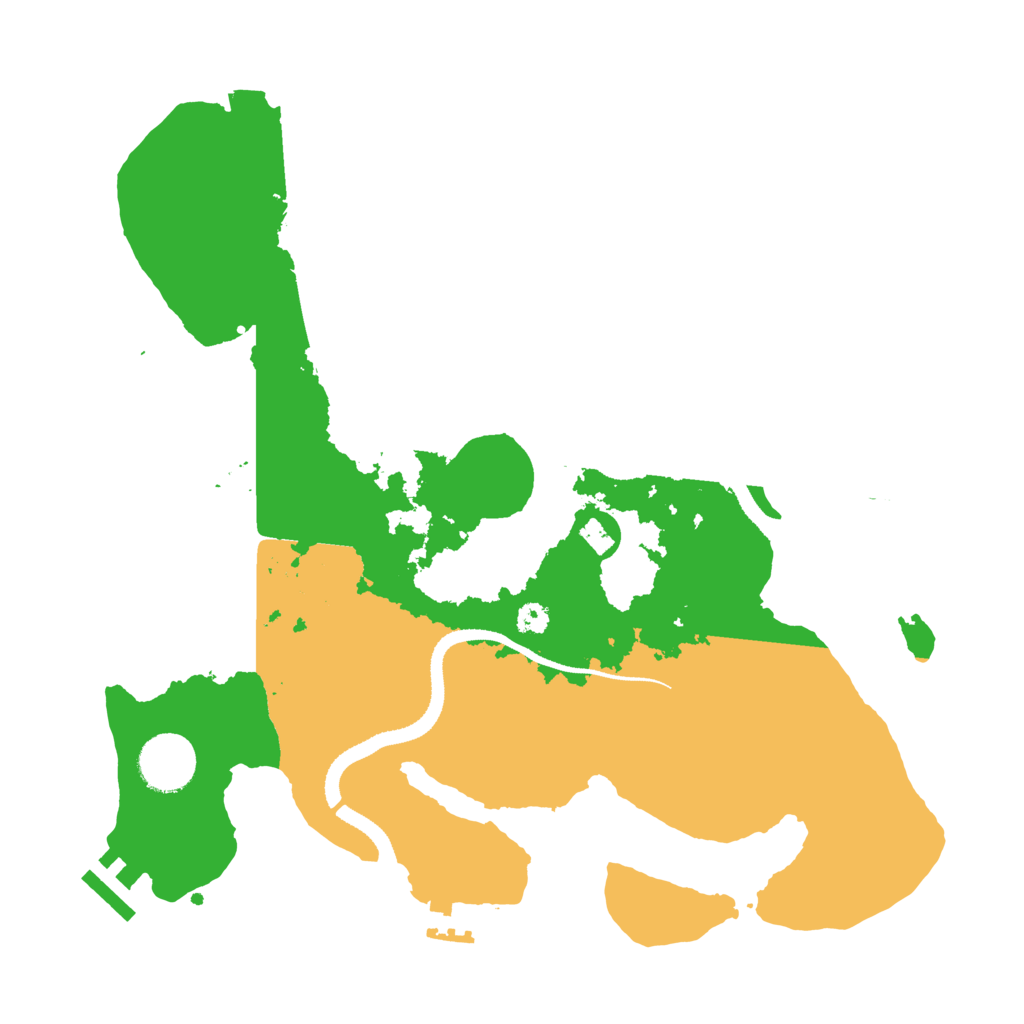 Biome Rust Map: Procedural Map, Size: 3250, Seed: 468