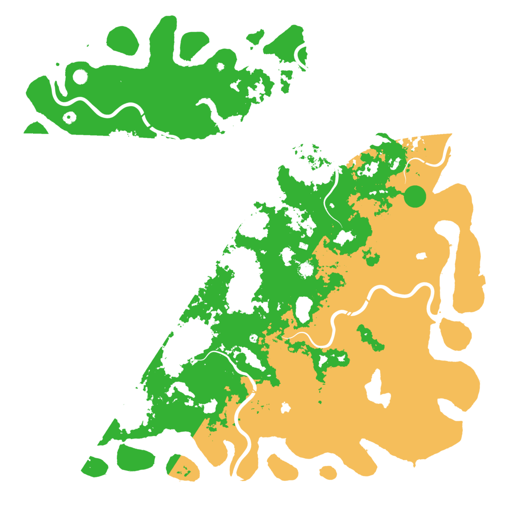 Biome Rust Map: Procedural Map, Size: 6000, Seed: 11719265