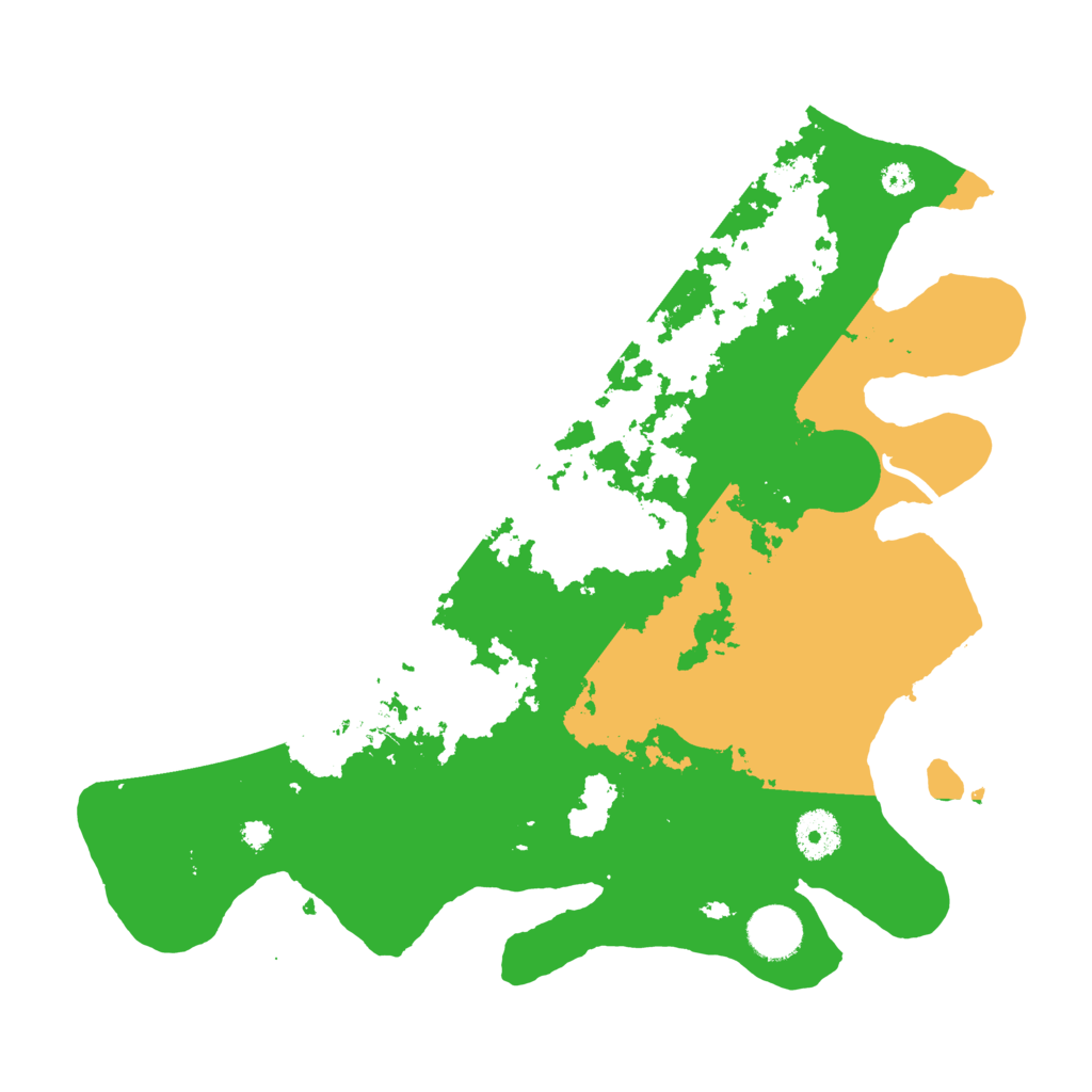 Biome Rust Map: Procedural Map, Size: 3500, Seed: 231222