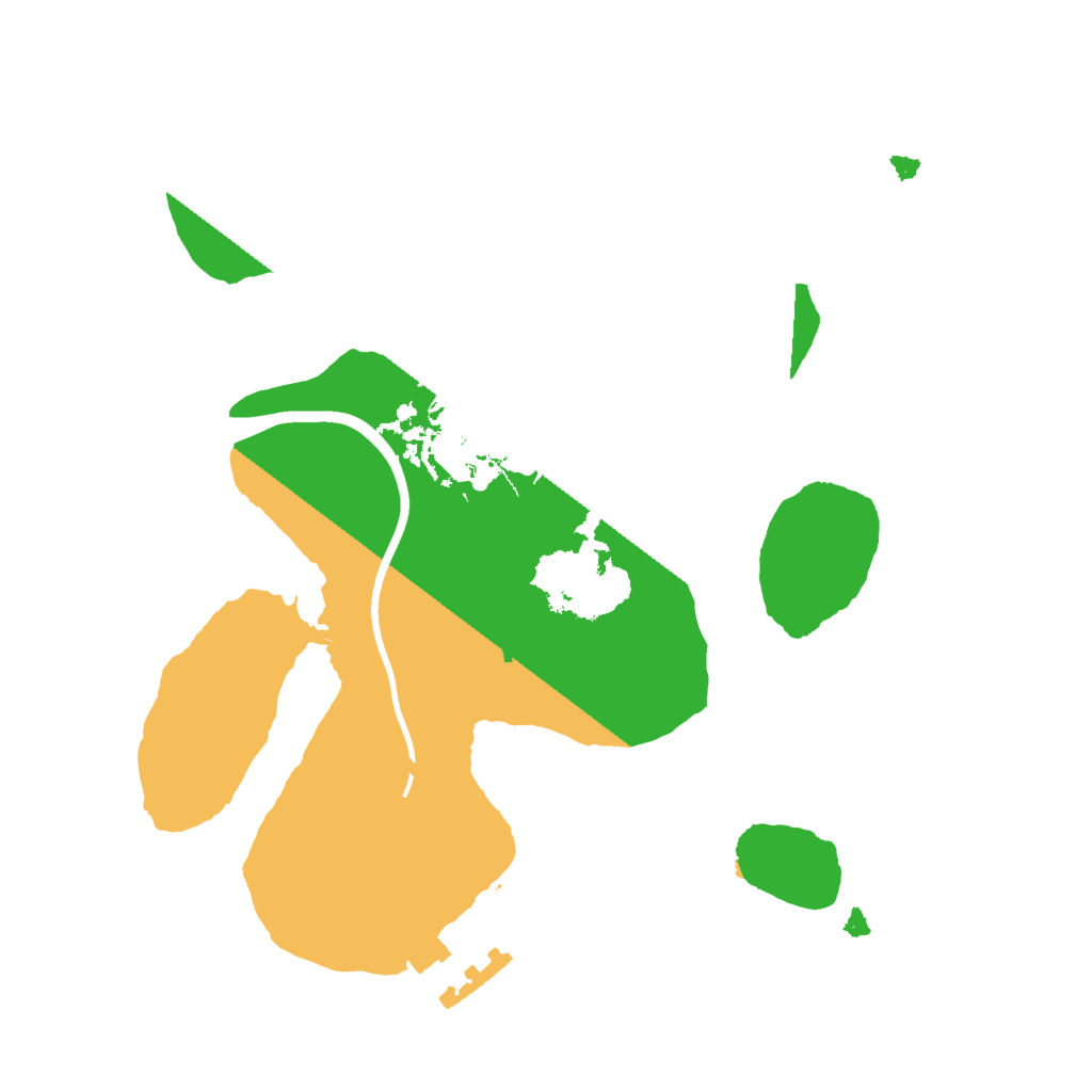 Biome Rust Map: Procedural Map, Size: 2000, Seed: 8992342