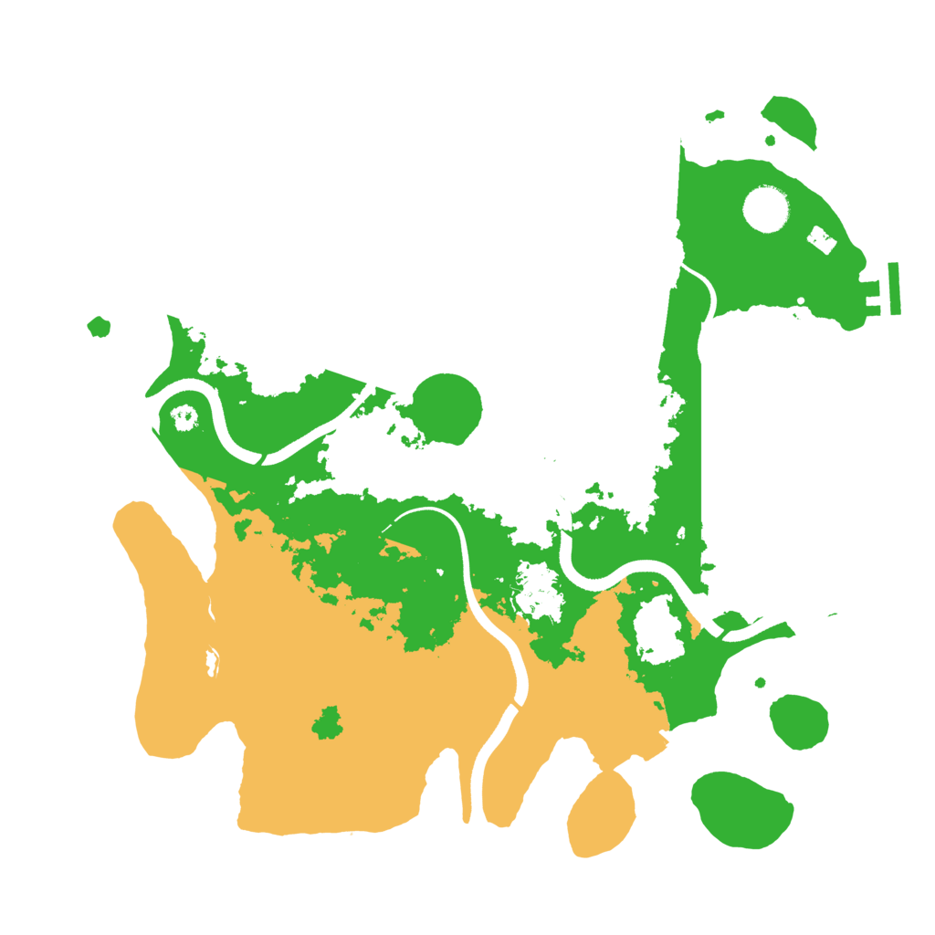 Biome Rust Map: Procedural Map, Size: 3600, Seed: 808379362