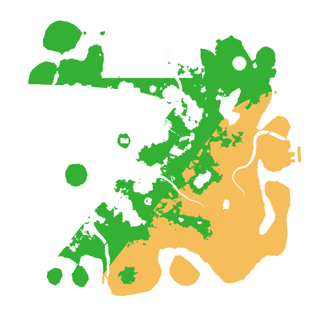 Biome Rust Map: Procedural Map, Size: 4000, Seed: 69133769