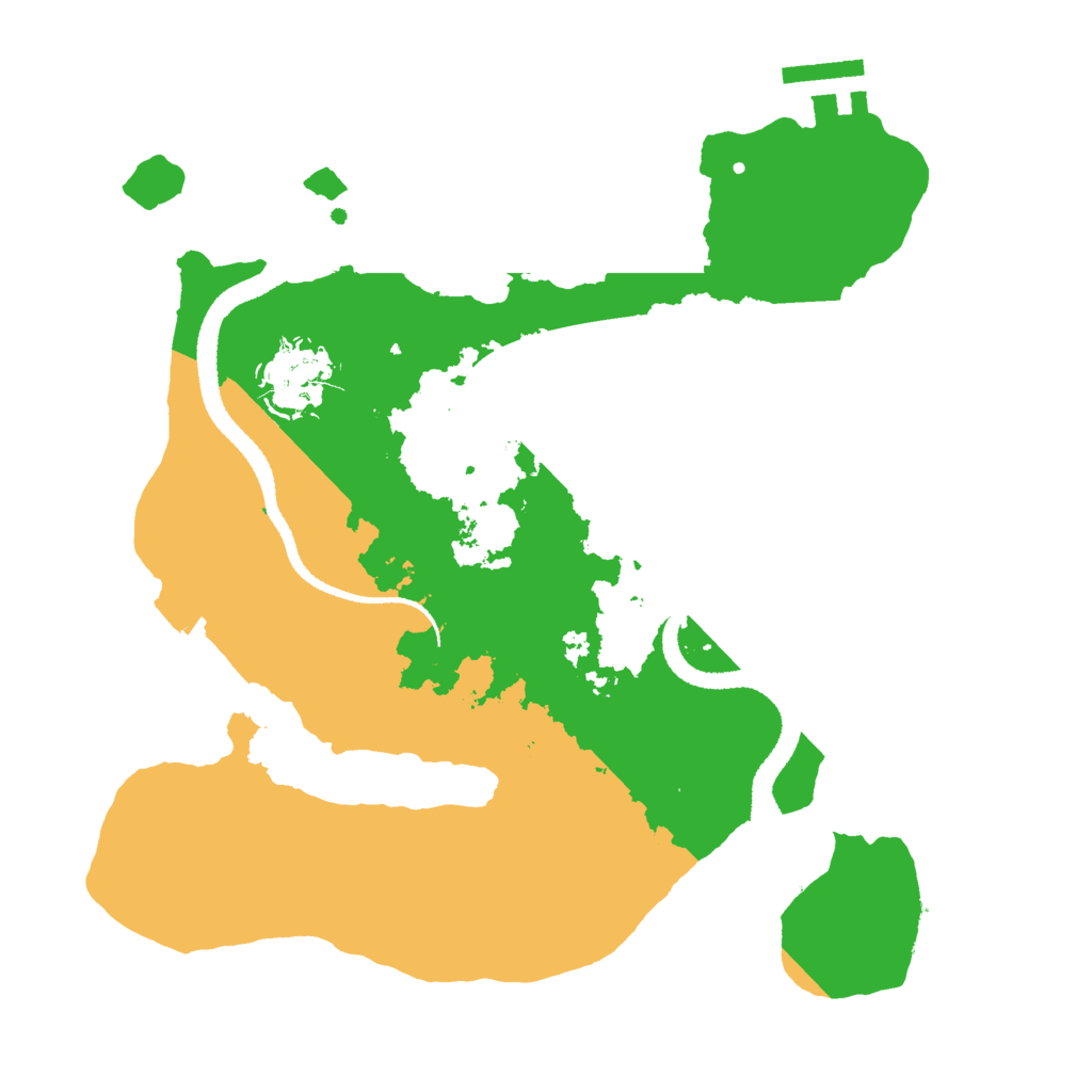 Biome Rust Map: Procedural Map, Size: 2700, Seed: 97845132