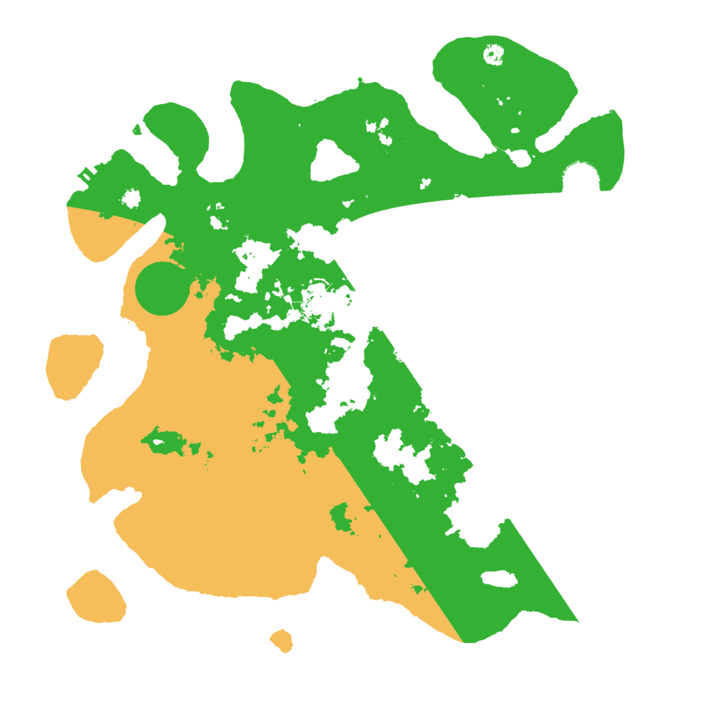 Biome Rust Map: Procedural Map, Size: 3500, Seed: 11155