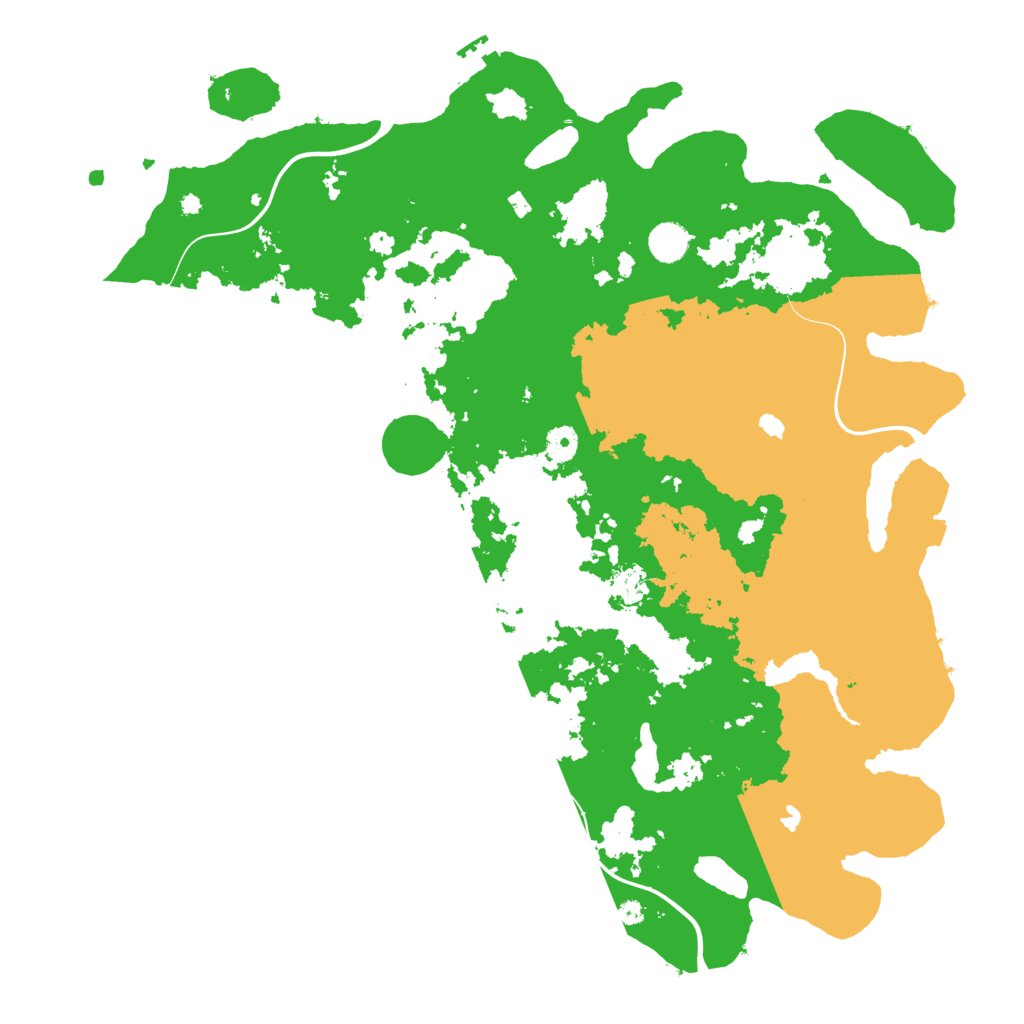 Biome Rust Map: Procedural Map, Size: 4500, Seed: 1531906396