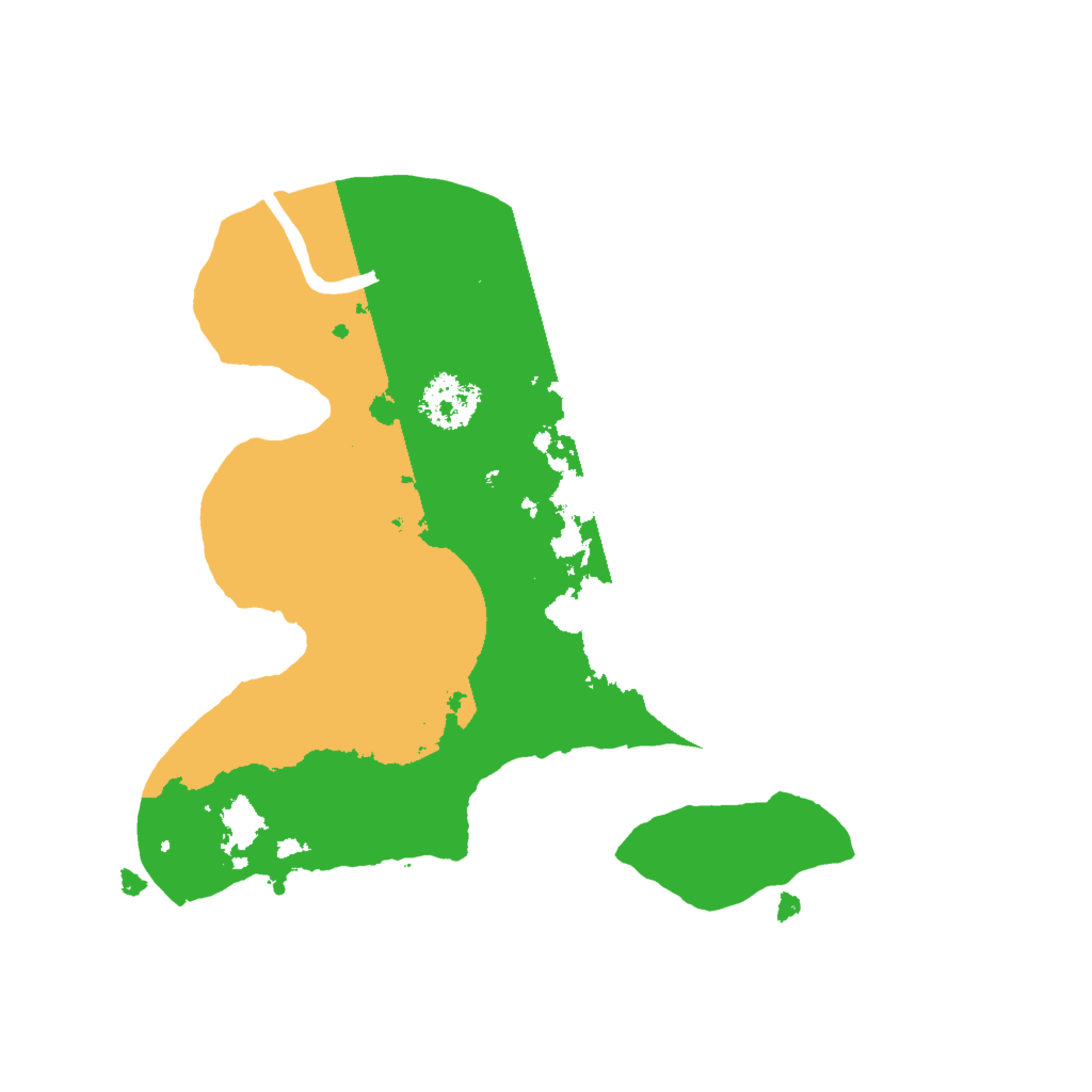 Biome Rust Map: Procedural Map, Size: 2000, Seed: 6592