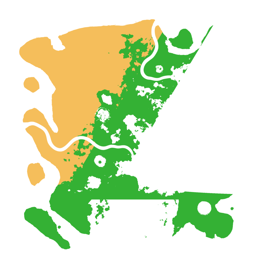 Biome Rust Map: Procedural Map, Size: 3500, Seed: 967947383