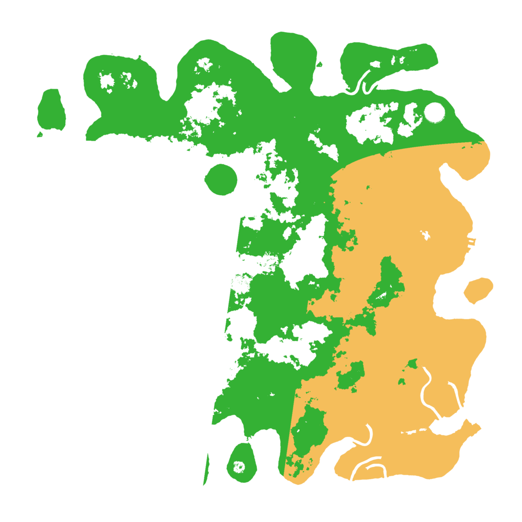 Biome Rust Map: Procedural Map, Size: 4500, Seed: 246633231