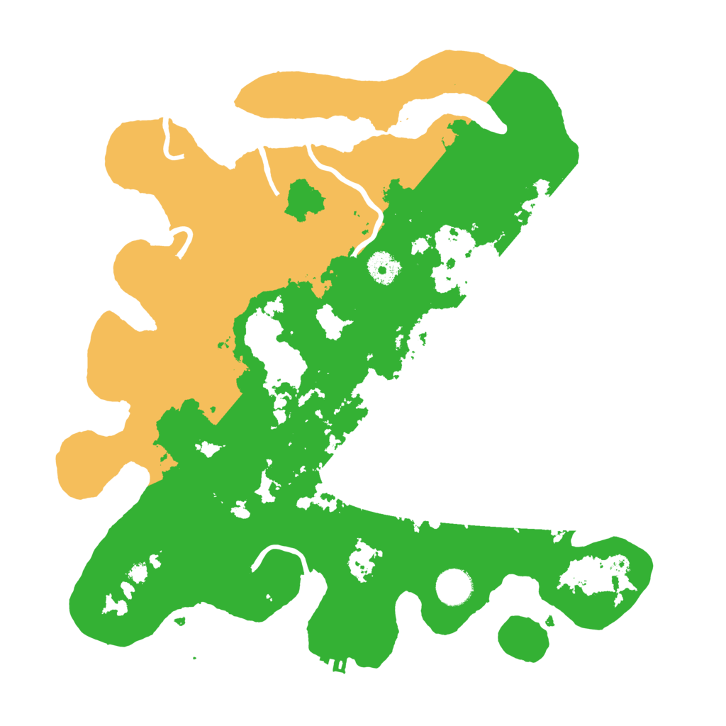 Biome Rust Map: Procedural Map, Size: 3500, Seed: 658326798