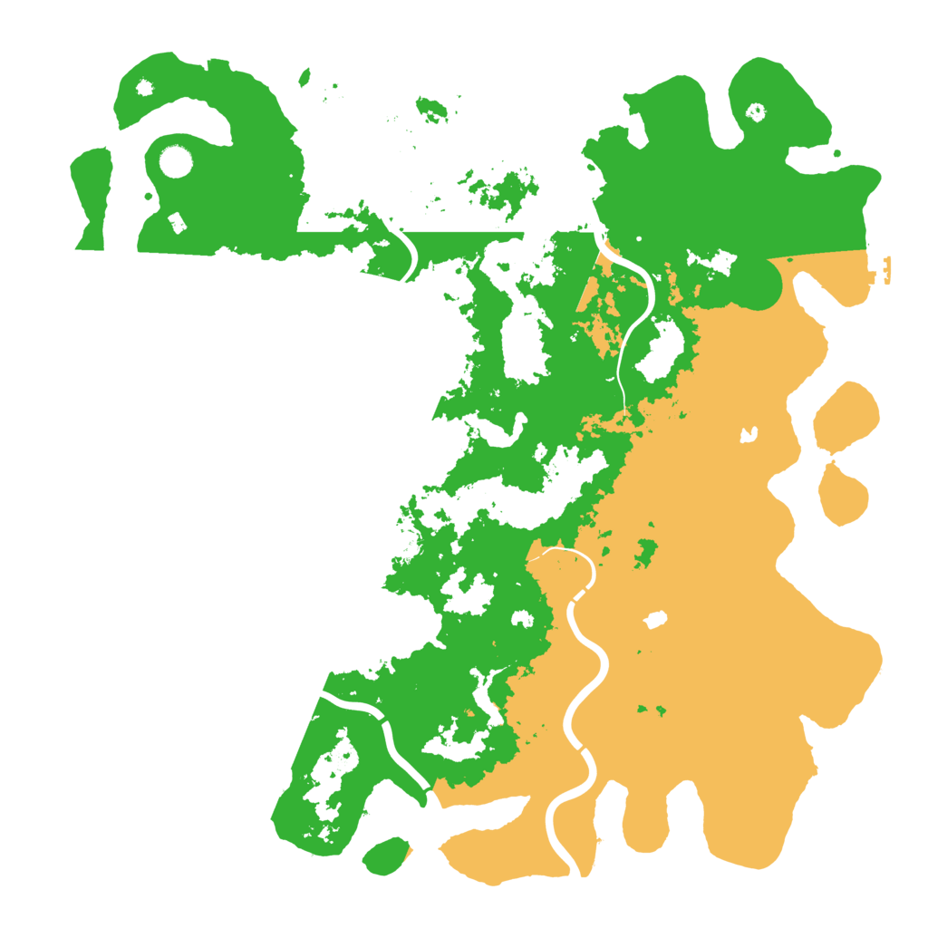 Biome Rust Map: Procedural Map, Size: 5000, Seed: 721991