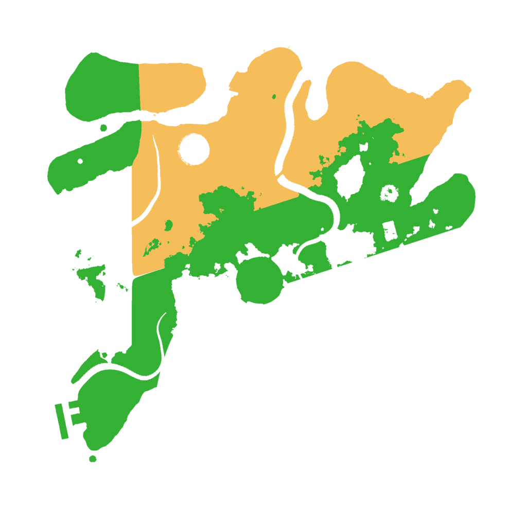 Biome Rust Map: Procedural Map, Size: 3000, Seed: 146436