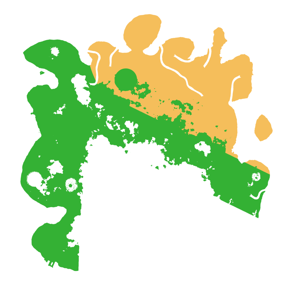 Biome Rust Map: Procedural Map, Size: 3500, Seed: 31867953