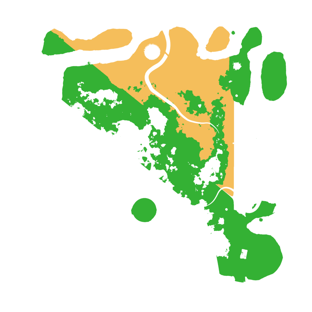 Biome Rust Map: Procedural Map, Size: 3500, Seed: 41395170