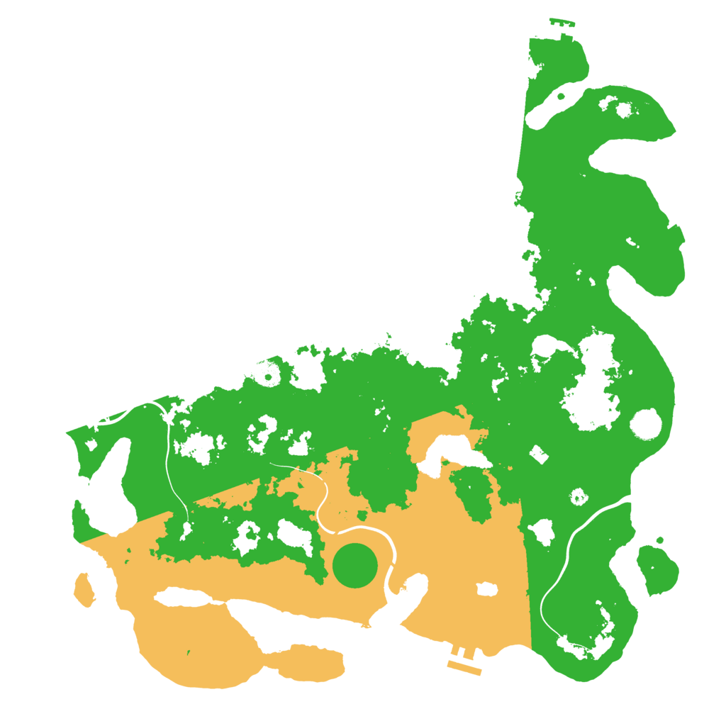 Biome Rust Map: Procedural Map, Size: 4250, Seed: 654723