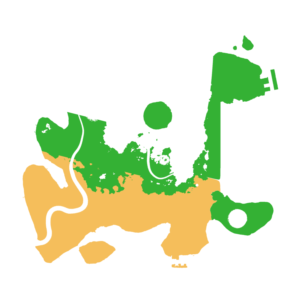 Biome Rust Map: Procedural Map, Size: 2900, Seed: 196662038