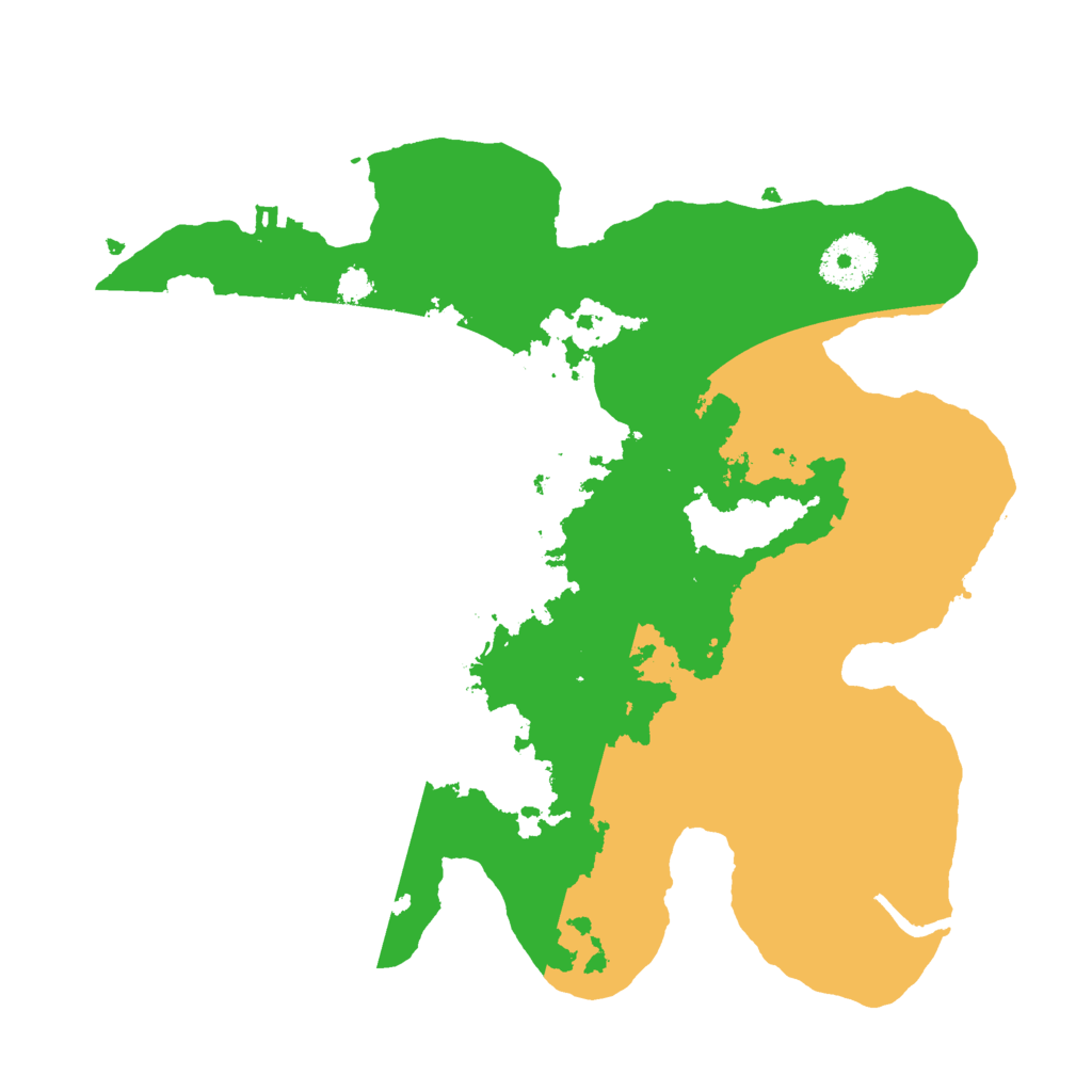 Biome Rust Map: Procedural Map, Size: 3000, Seed: 820210721