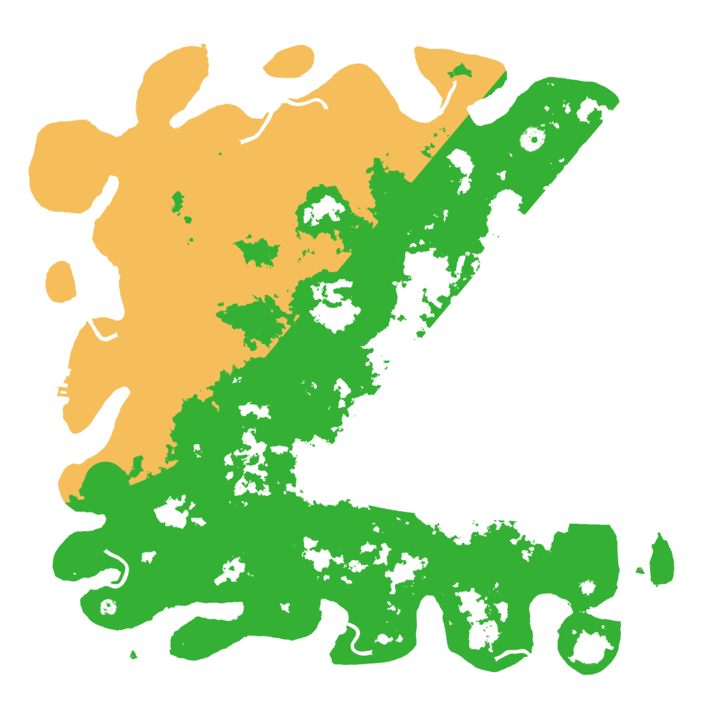 Biome Rust Map: Procedural Map, Size: 4500, Seed: 629675558