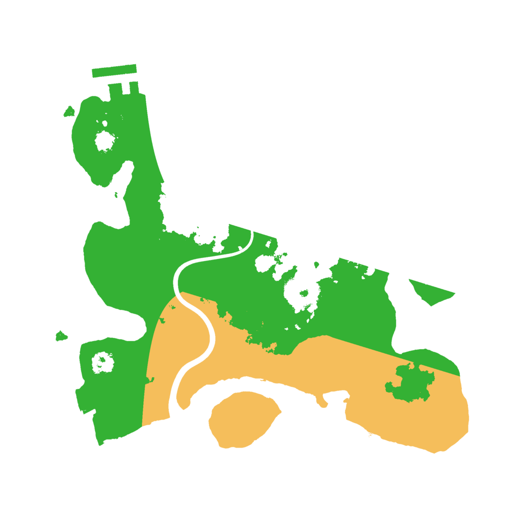 Biome Rust Map: Procedural Map, Size: 2372, Seed: 13825