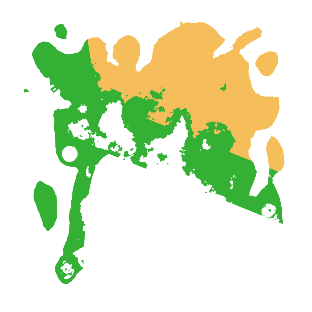 Biome Rust Map: Procedural Map, Size: 3500, Seed: 5403635