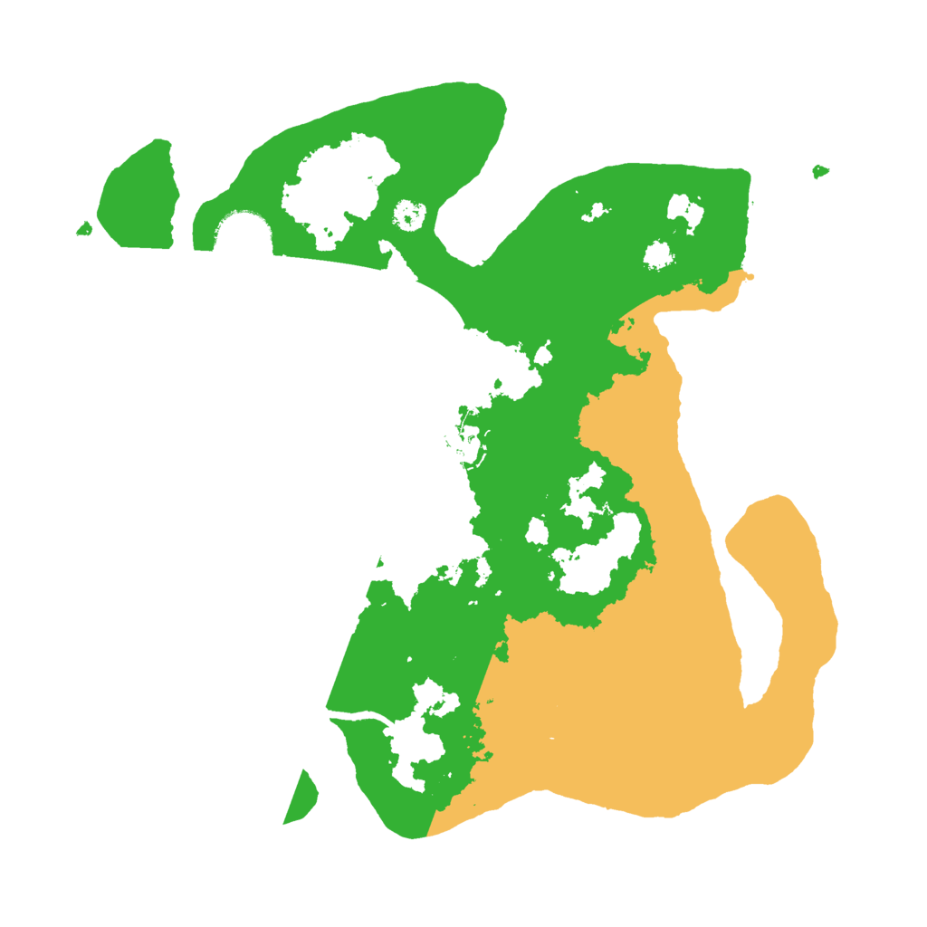Biome Rust Map: Procedural Map, Size: 3000, Seed: 1674666280