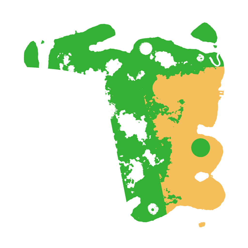 Biome Rust Map: Procedural Map, Size: 3500, Seed: 72309968