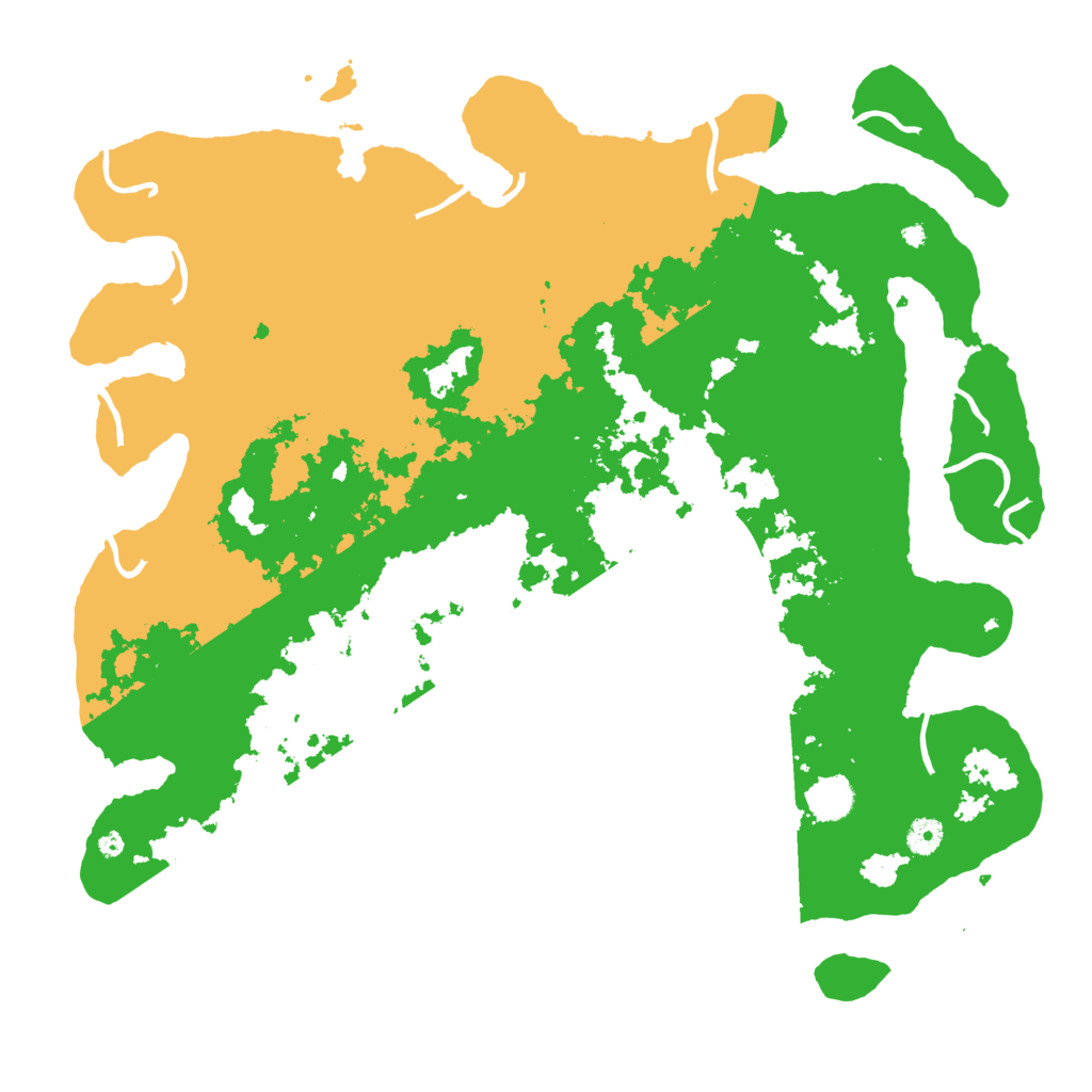 Biome Rust Map: Procedural Map, Size: 4500, Seed: 84749483