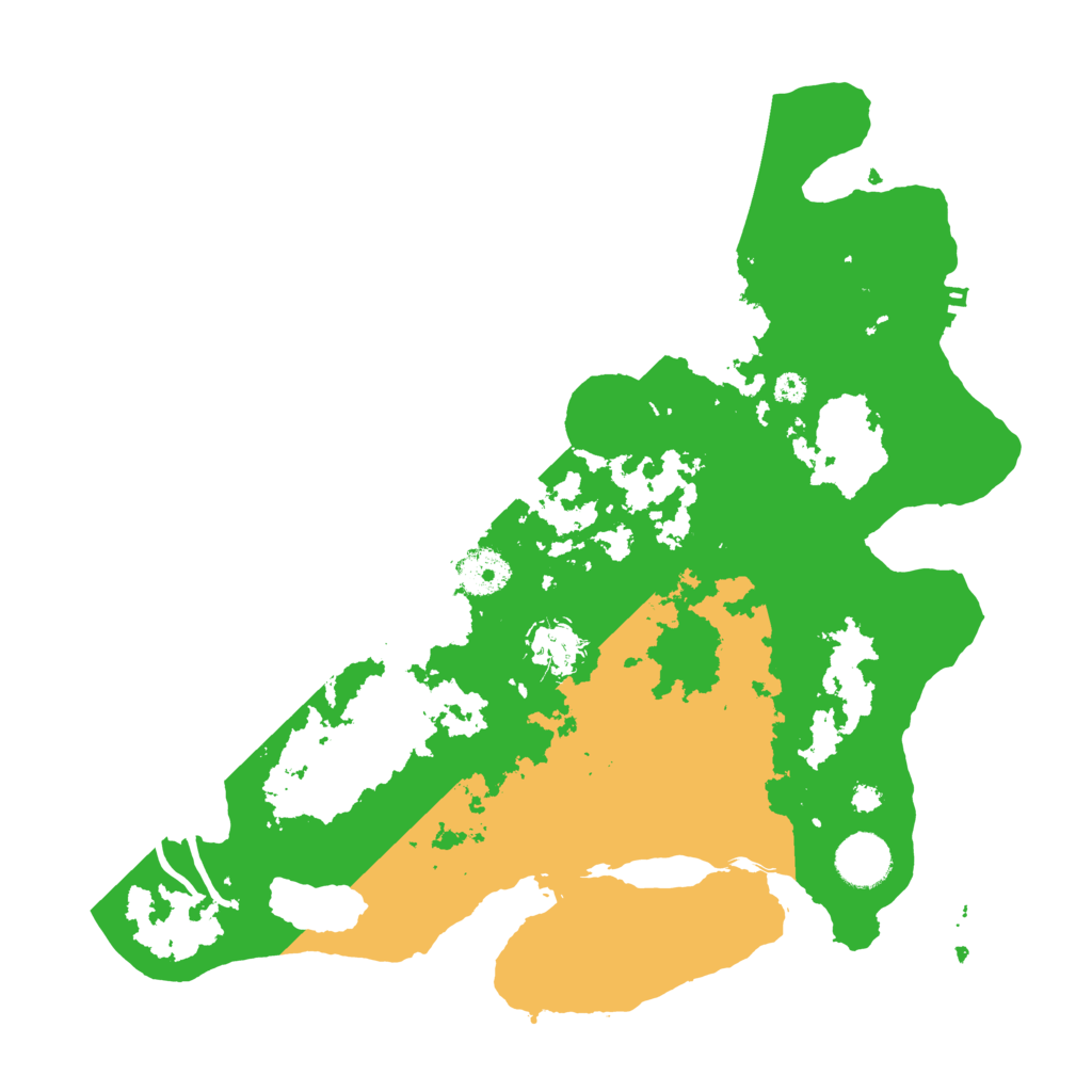 Biome Rust Map: Procedural Map, Size: 3500, Seed: 45847076