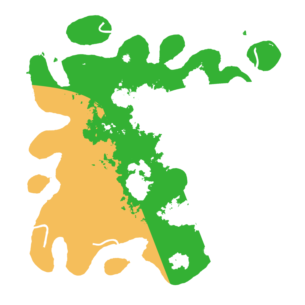 Biome Rust Map: Procedural Map, Size: 3500, Seed: 91635141