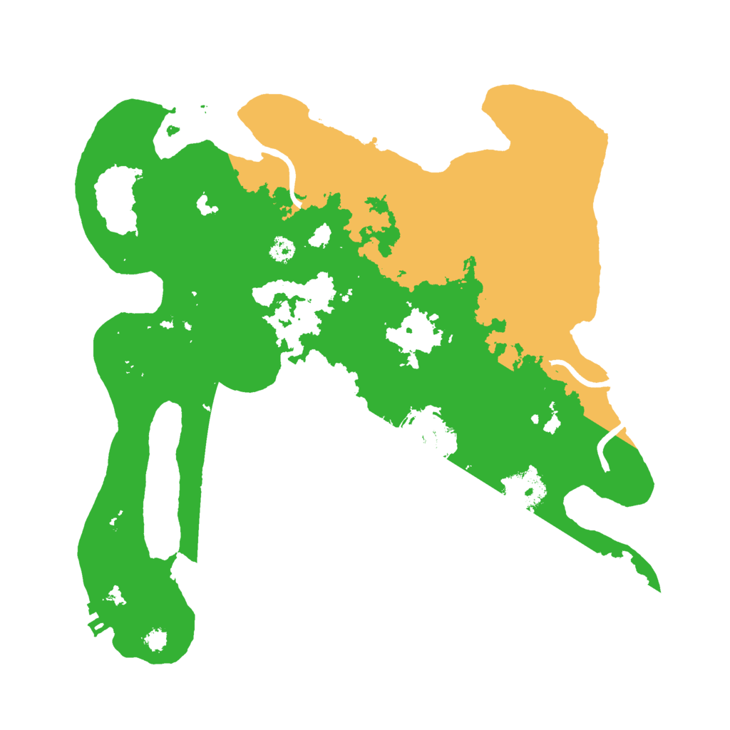 Biome Rust Map: Procedural Map, Size: 3000, Seed: 1568827711