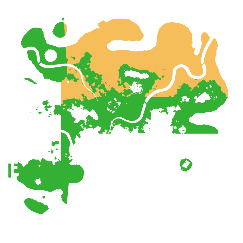 Biome Rust Map: Procedural Map, Size: 3500, Seed: 62185253