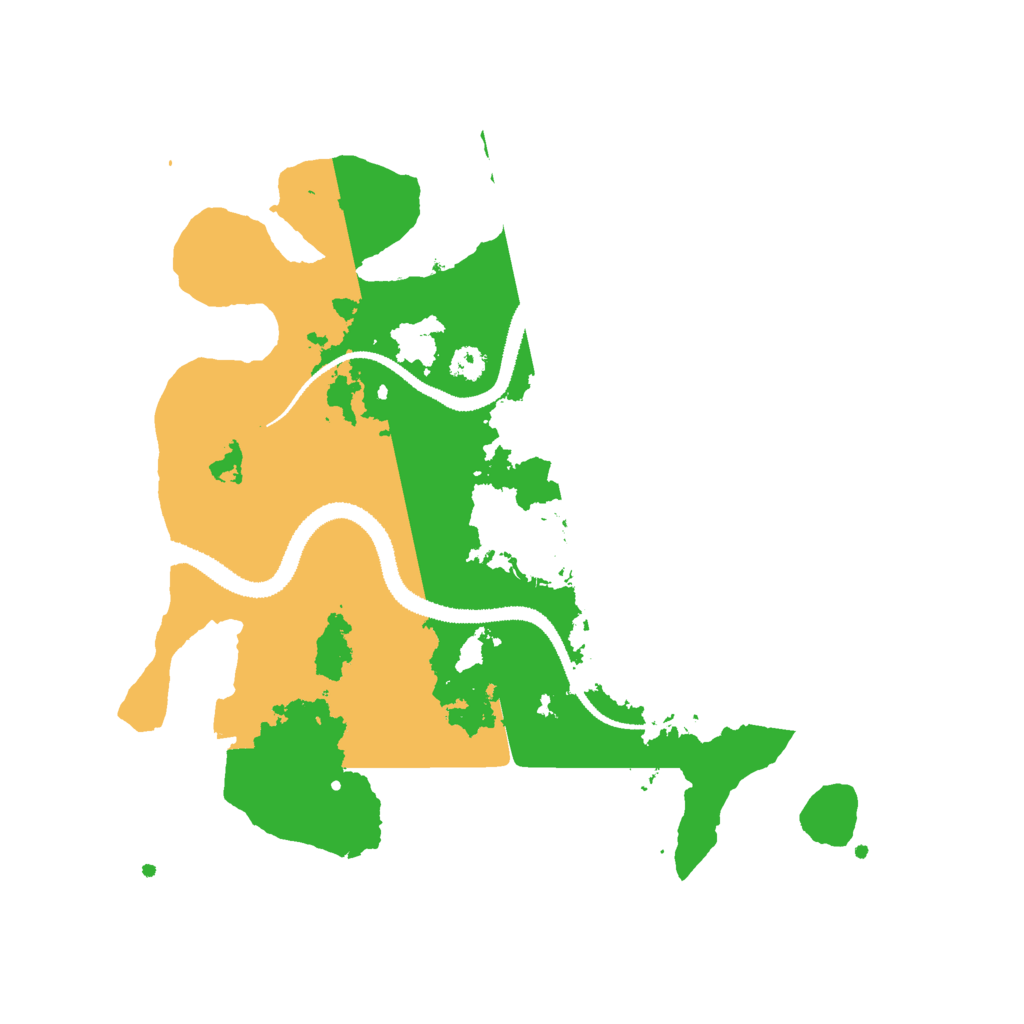 Biome Rust Map: Procedural Map, Size: 3000, Seed: 3120312