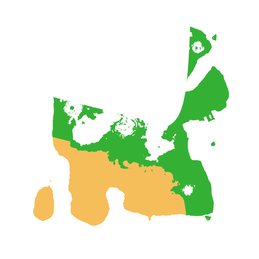 Biome Rust Map: Procedural Map, Size: 2300, Seed: 89754