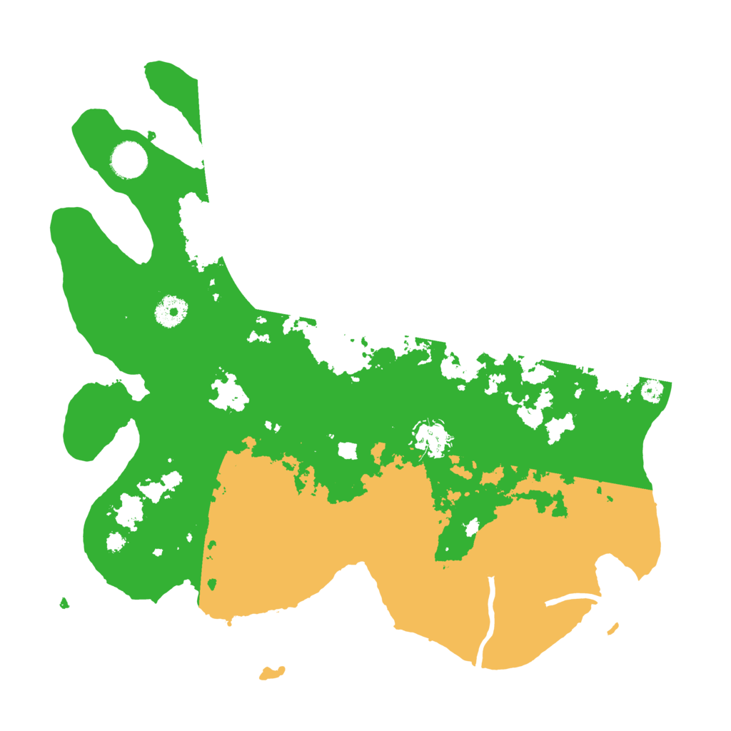 Biome Rust Map: Procedural Map, Size: 3500, Seed: 801894587