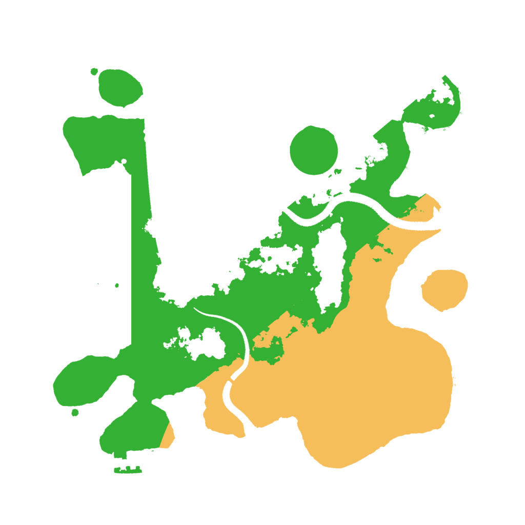 Biome Rust Map: Procedural Map, Size: 2900, Seed: 13374