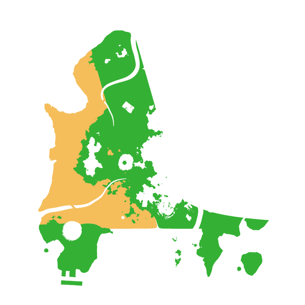 Biome Rust Map: Procedural Map, Size: 2900, Seed: 482273
