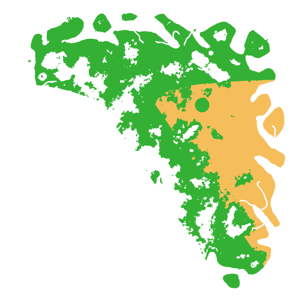 Biome Rust Map: Procedural Map, Size: 5500, Seed: 818112