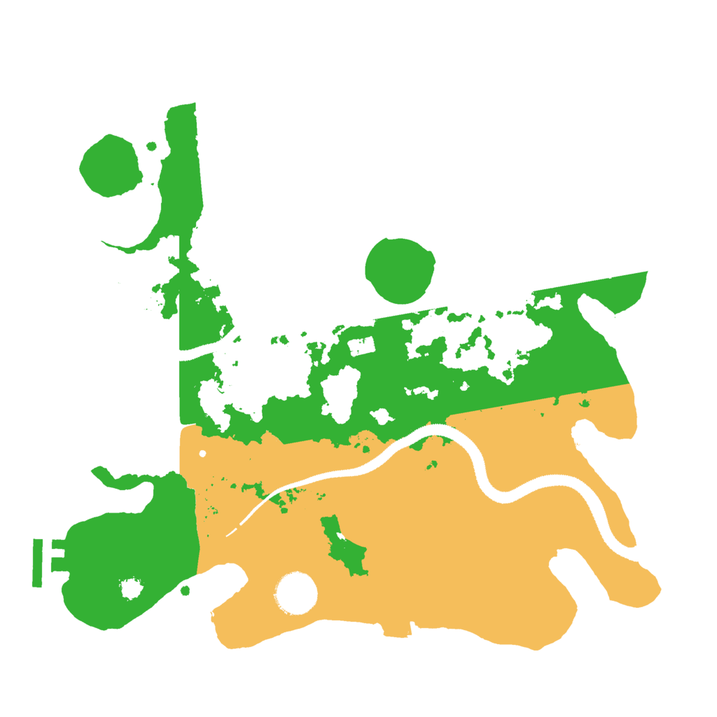 Biome Rust Map: Procedural Map, Size: 3000, Seed: 1030179897