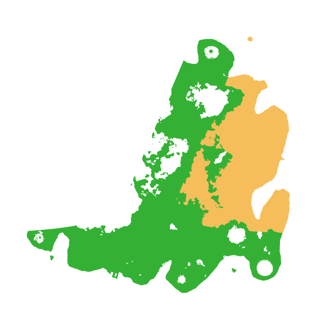 Biome Rust Map: Procedural Map, Size: 3500, Seed: 80115215